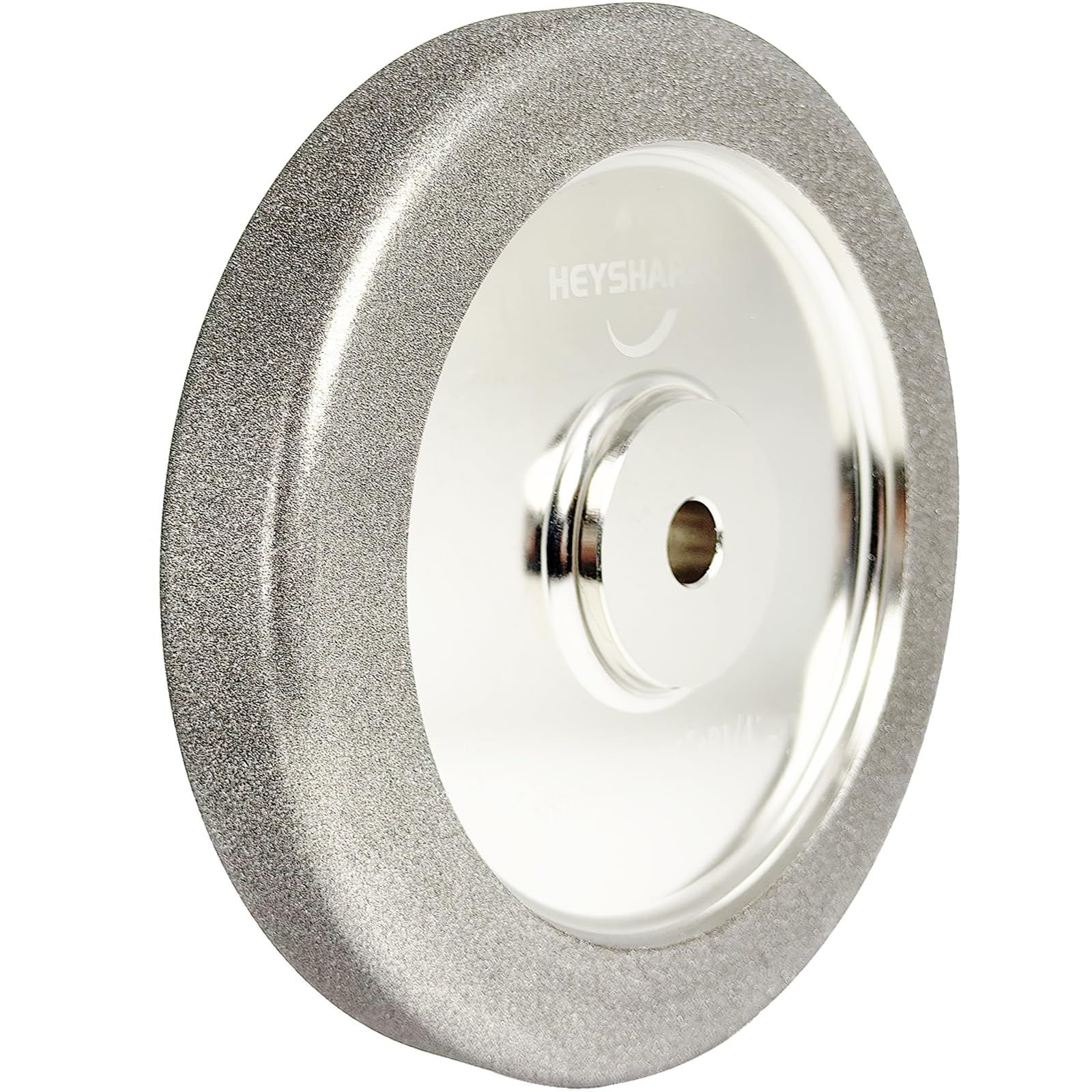 4 in 1 CBN Grinding Wheel 8 inch 80 Grit,1.25” Wide,5/8” Arbor,for Sharpening Woodturning Tools、High Speed Steel Tools (80 Grit)