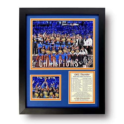 Thunder Paycom Center Framed Print Thunder Paycom Center Framed Print — officially licensed fan gear