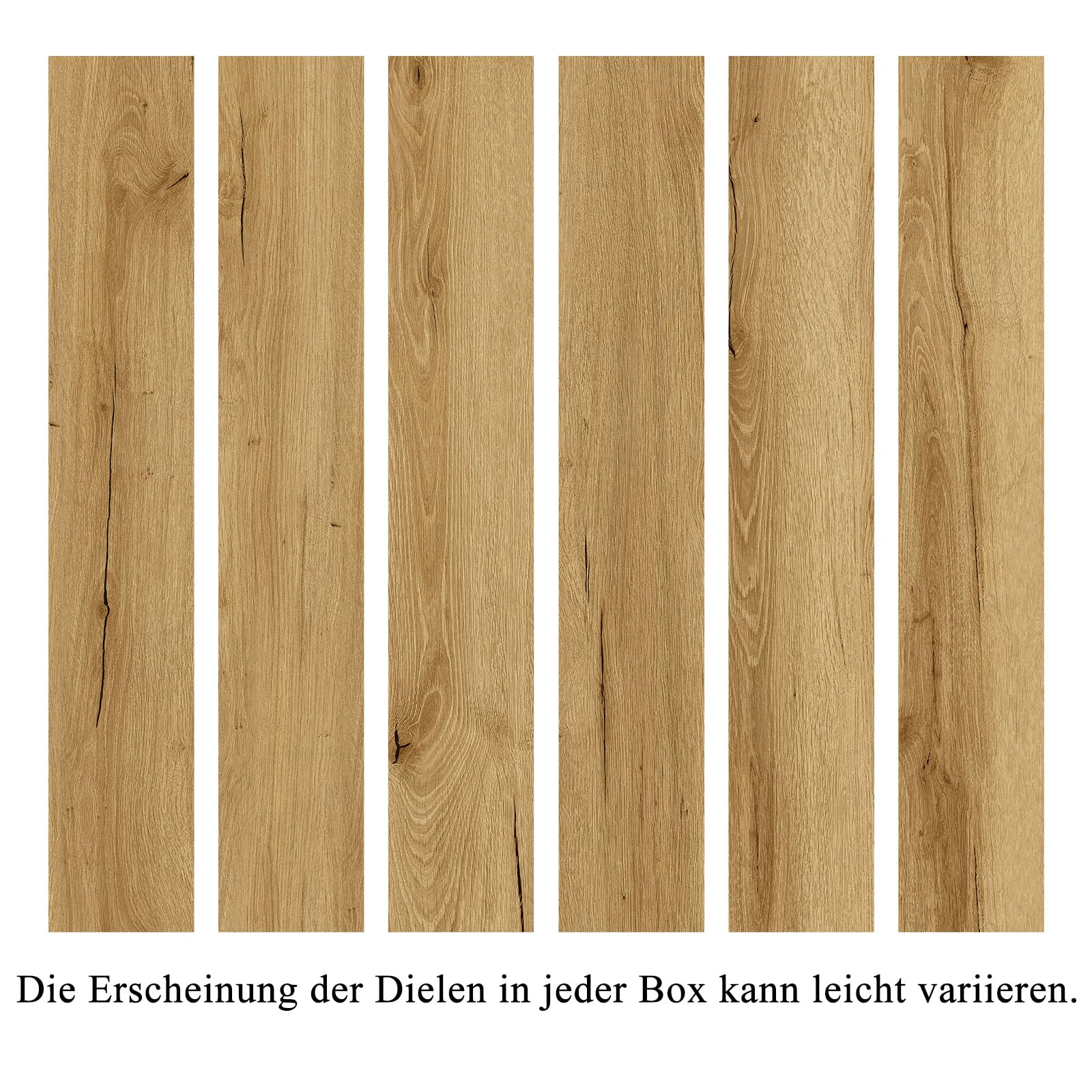 Mysflosy Vinylboden Selbstklebend, PVC Bodenbelag holzoptik wasserdicht, Eiche Europäische 15,24 cm x 91,44 cm vinyl bodenbelag, 36 Dielen, Abdeckung 5 m²