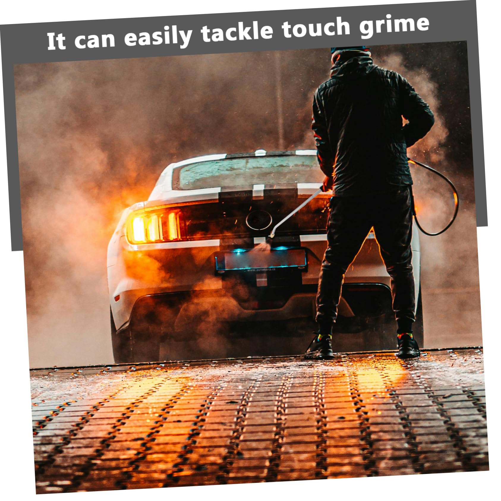 PRETYZOOM Pressure Washer Wand Extension Angled Car Sprayer Wand for High Reach Cleaning for Gutter Roof and Vehicle Washing Durable Design