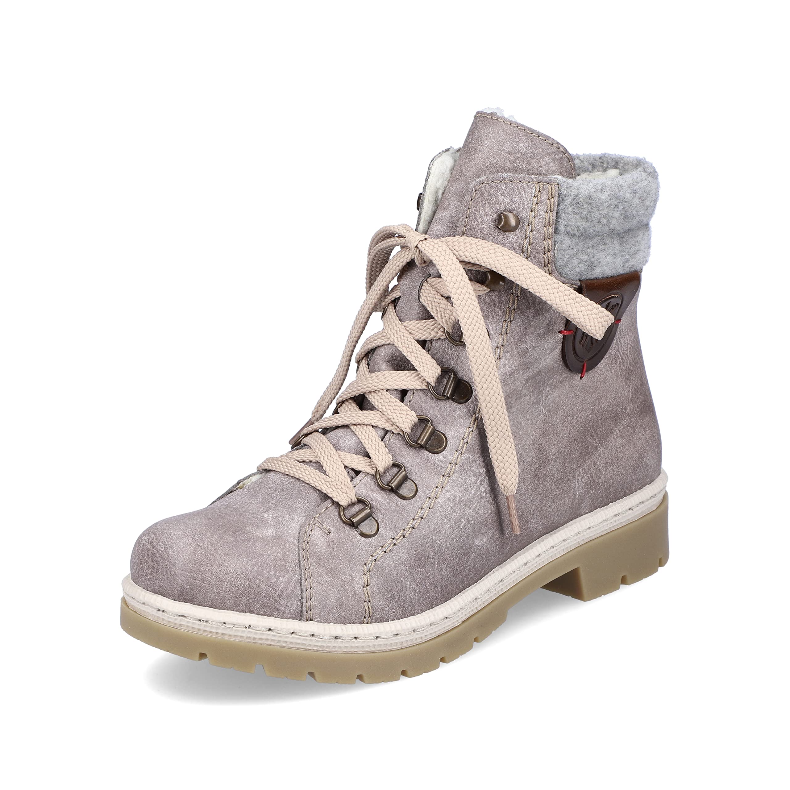 Rieker Y9430, Women’s Ankle Boots, Grey (Asche/Fog/Kastanie 43), 4 UK (37 EU)