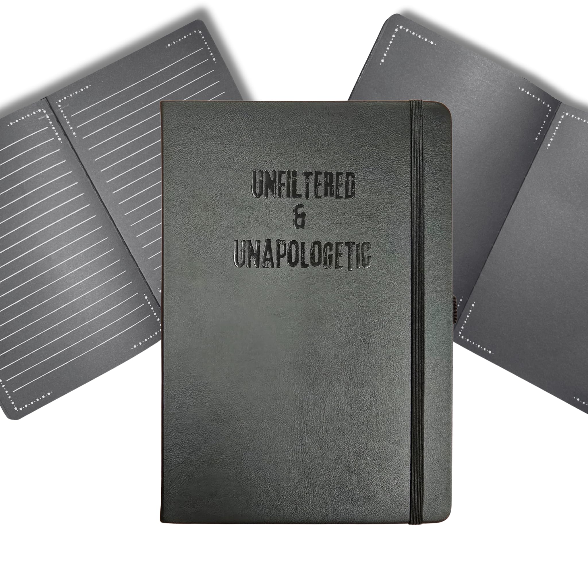 Black Paper Journal for Writing or Sketch - 200 Pages (100 Sheets) - 100 GSM - A5 Note Book