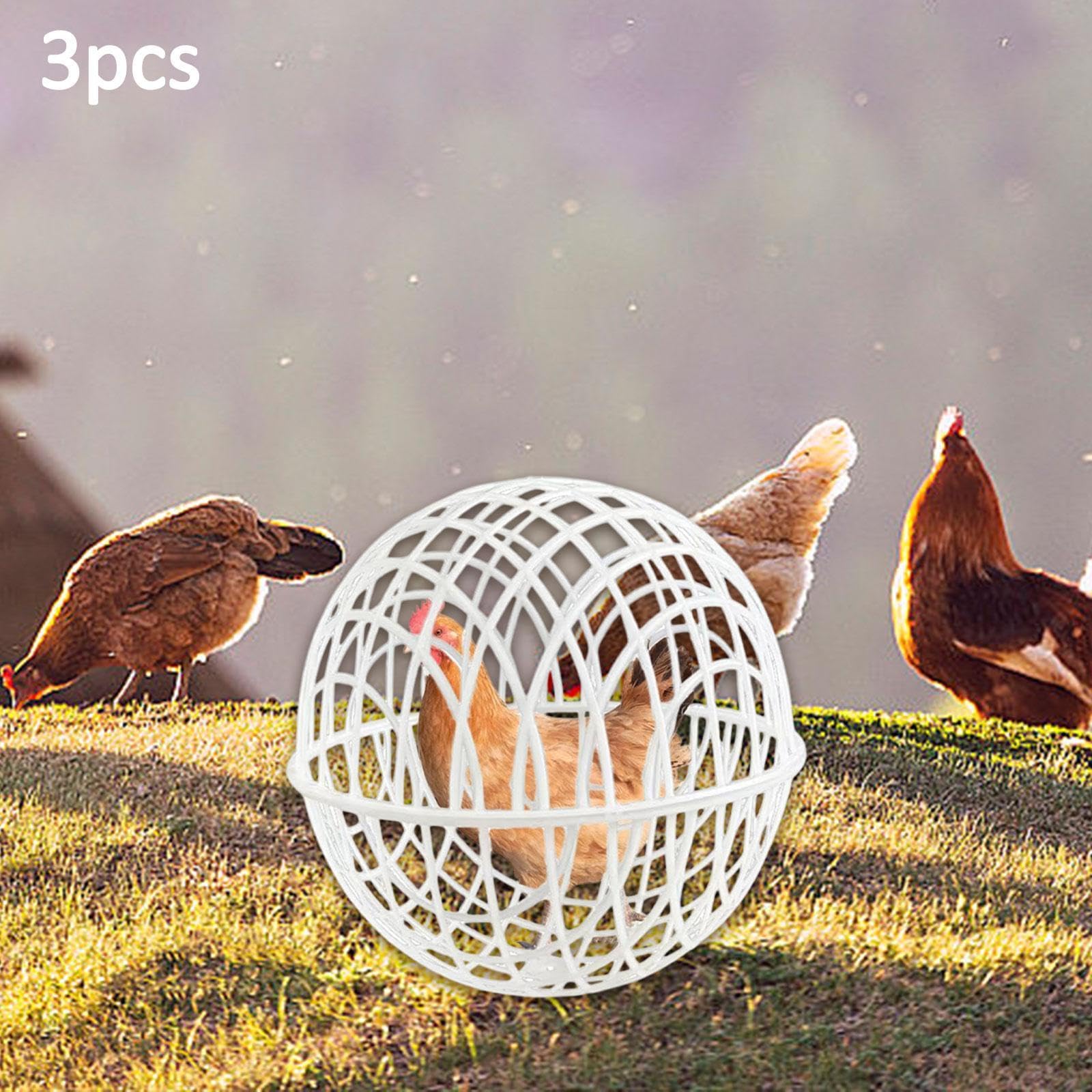 Jaula para Gallinas con Forma de Bola Que Evita Las Mordeduras de Perros, Gallinero Rodante, Jaula para Conejos, para, Palomas Y Polluelos, 40cm
