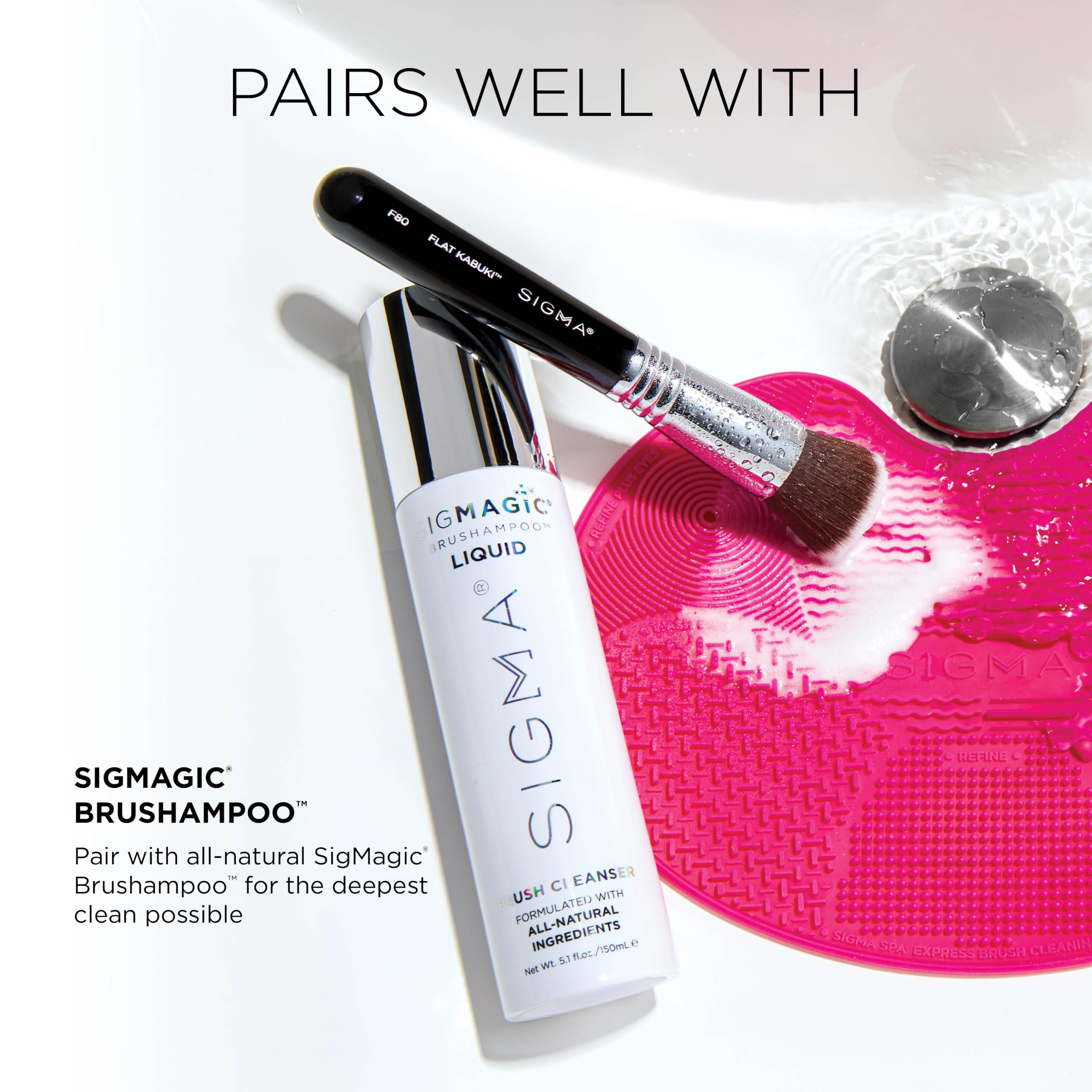 Amazon.com: Sigma Beauty Sigma Spa Express Brush Cleaning Mat