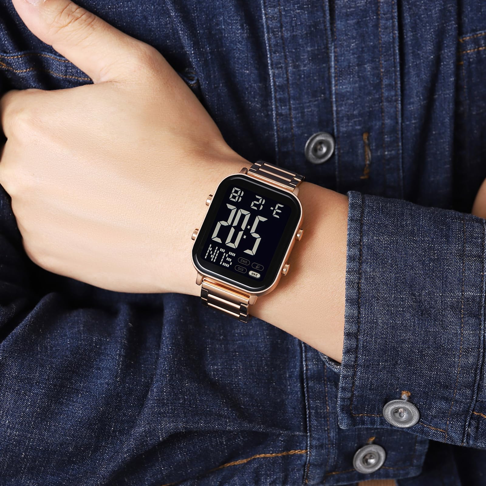 FANMIS Reloj Deportivo Unisex con Pantalla Digital analógica Militar, multifunción, Doble Hora, Alarma, cronómetro, retroiluminación, Resistente al Agua hasta 50 m, Reloj Deportivo al Aire Libre