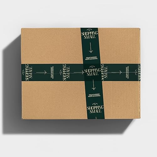 Miniatura 7 de Gracias por comprar a una pequeña empresa, cinta de embalaje y envío linda y oscura verde menta diseñada para pequeñas empresas - Cinta de embalaje