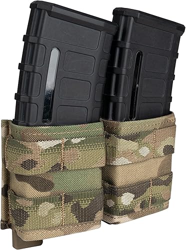 IDOGEAR - Bolsa para rifle Molle de 0.219 in, soporte para cargador de cargador con parte superior abierta para AR Mag con inserto de liberación