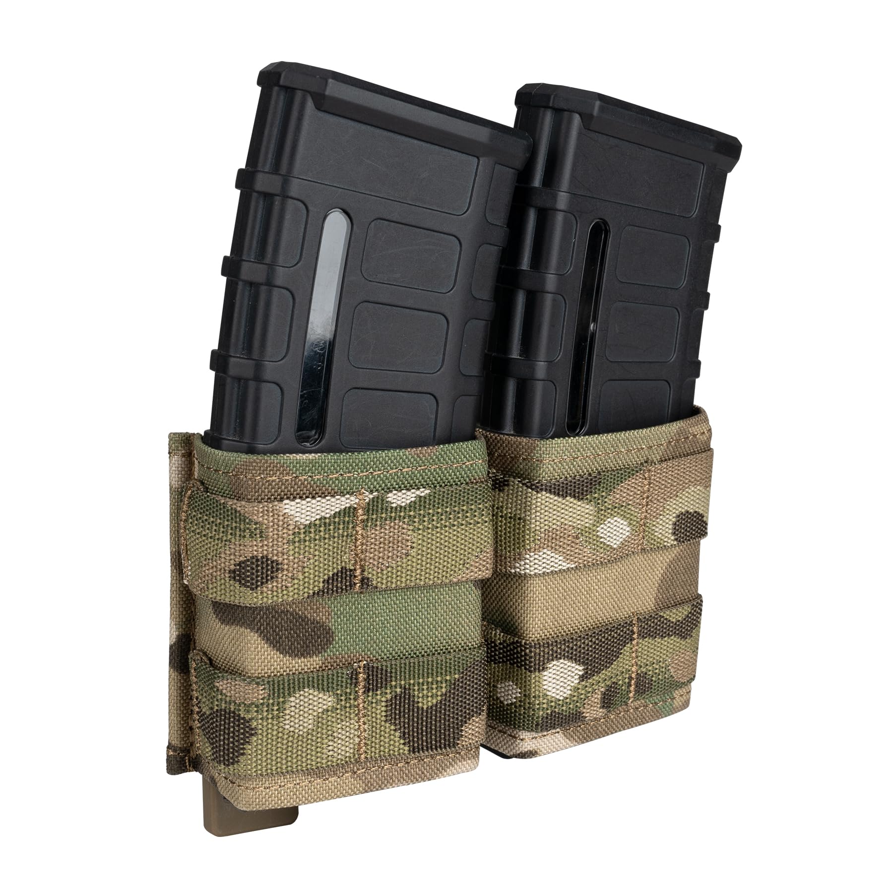 IDOGEAR Rifle Mag Pouch Molle 5.56mm Magazine Pouch Single Open-Top AR Mag Carrier Holder with Quick Release Mag Insert for M4 M16