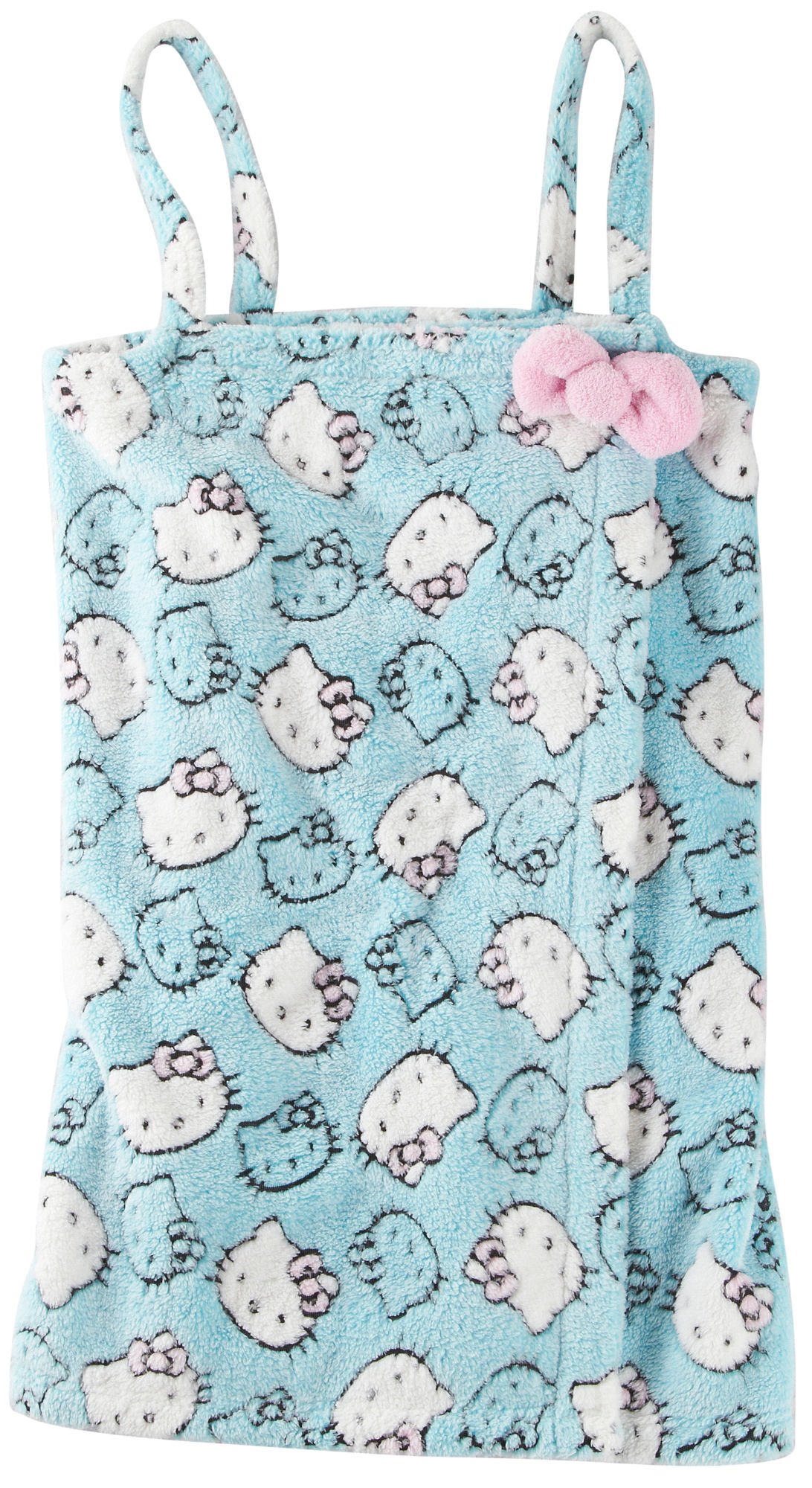Hello Kitty Women's Plush Hour Burnout BM Shower Wrap