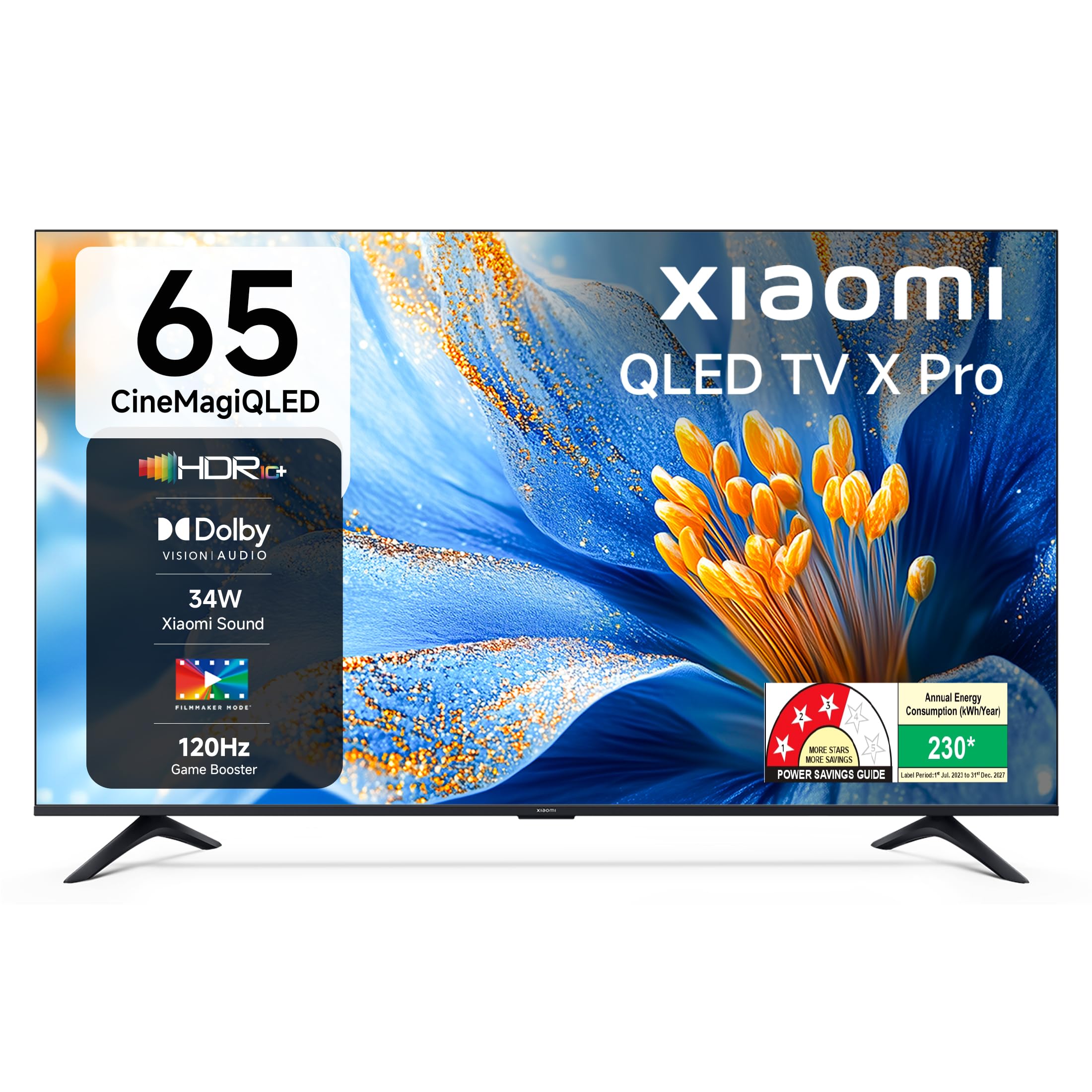 Xiaomi Smart TV X Pro QLED Series 65 (165 cm) L65MB-APIN(Black)