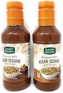 Restaurant Style Asian Sesame Dressing 16 fl oz/473 ml (Pack of 2)