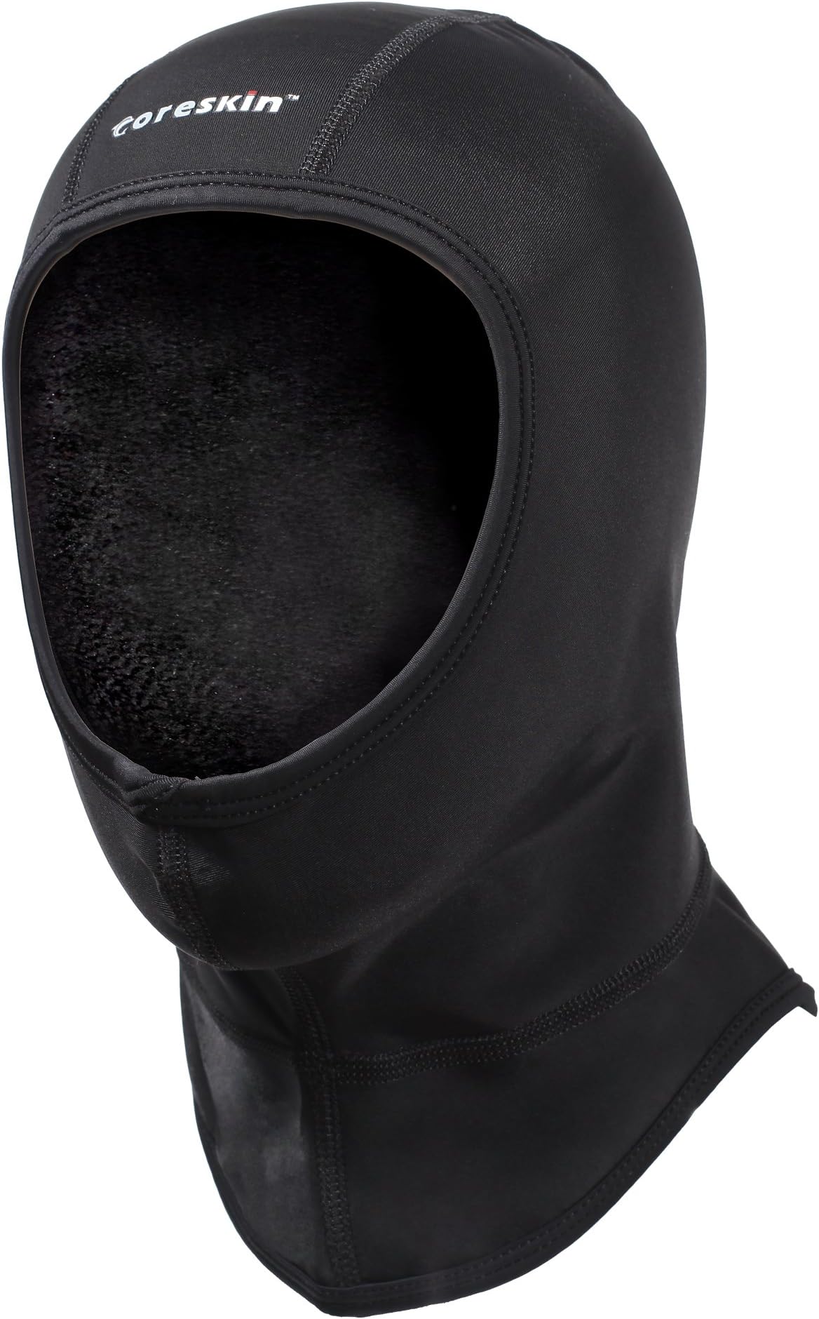 Coreskin Wetsuit Dive Hood 3mm Warm 4 Way Stretch, Flow Vent No Trapped Air Face Seal for Water Sports in Cold (L Size)