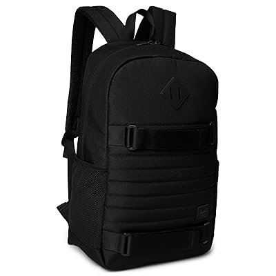 Herschel Supply Co. Fleet Skate Backpack Backpack Bags Black, Fleece/Mesh/Rubber