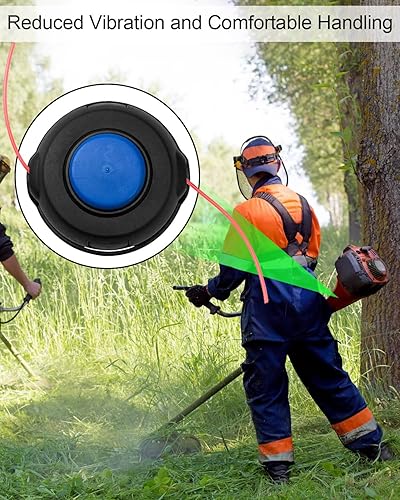 Miniatura 4 de 128LD T25 - Cabezal de recortadora con 2 piezas de perilla para recortadoras Husqvarna 124L 125L 125LDx 128L 128LDx 128R 128RJ 223L 223R Poulan