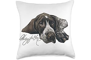 GERMAN SHORTHAIRED POINTER GSP Plush Throw Pillow