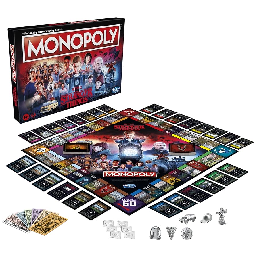 Amazon.com: Monopoly: Netflix Stranger Things Edition Board