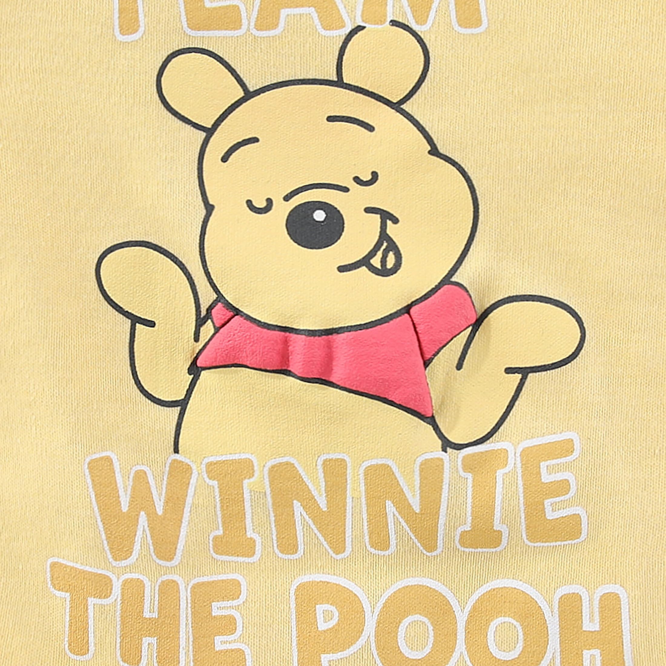 Disney Winnie the Pooh - Pelele para bebé, 3 unidades, blanco, amarillo, gris (amarillo/gris/blanco), 3-6 meses, blanco, amarillo, gris (amarillo/gris/blanco), 3-6 meses, Blanco, Amarillo, Gris