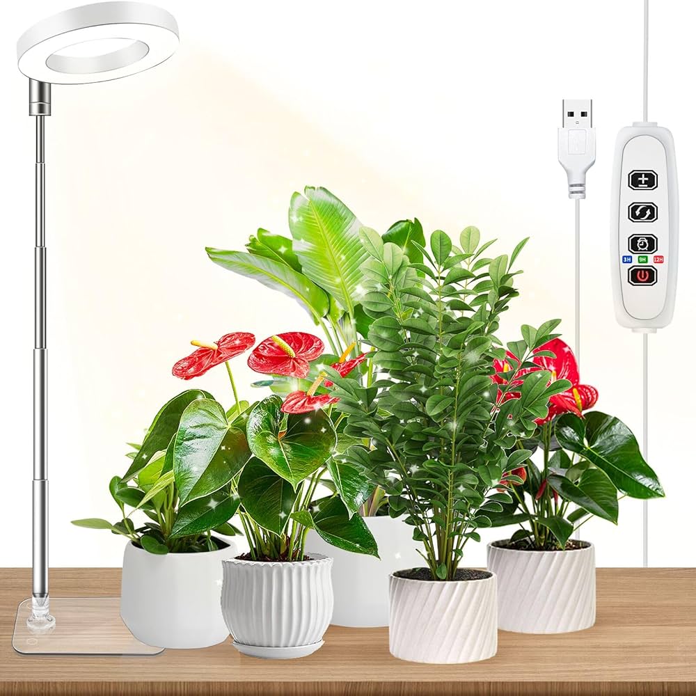 Amazon.co.jp: OSZNMMG 植物育成ライト 室内栽培ライト 高さ調節