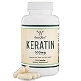 Keratin Hair Growth Vitamin (500mg per Serving, 120 Pills) Keratin Hair Treatment for Men and Women (Vital Protein for Hair, Skin, and Nails) Vitaminas para El Cabello, Vegan Safe by Double Wood