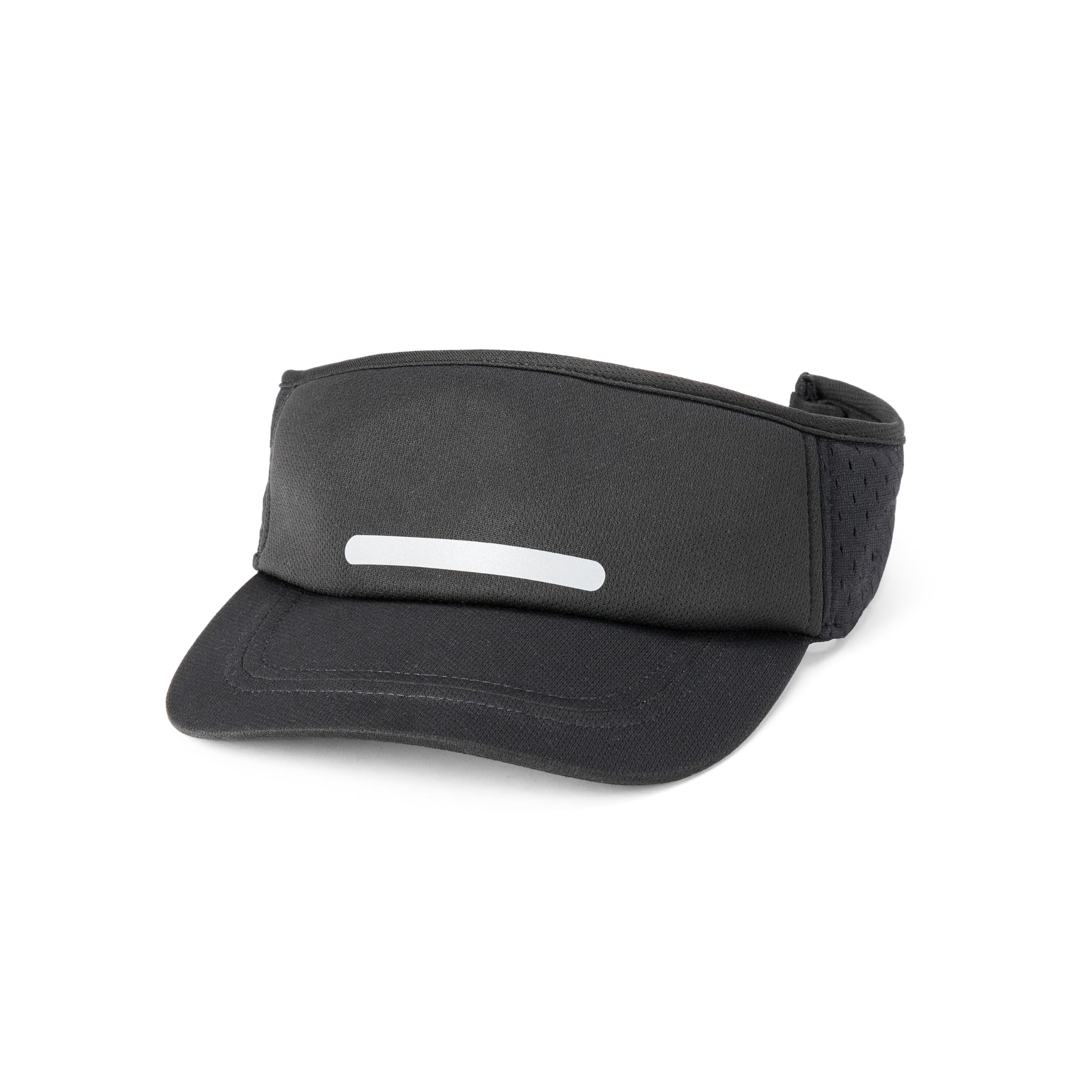 Amazon Essentials Women's Sports Sun Visor, Black, One Size