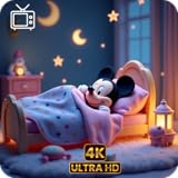 Sleeping Mickey Mouse Lullabies Screensaver – Calming Night Music for Kids