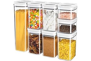 8-Piece Mr Lid Airtight Food Storage Container Set
