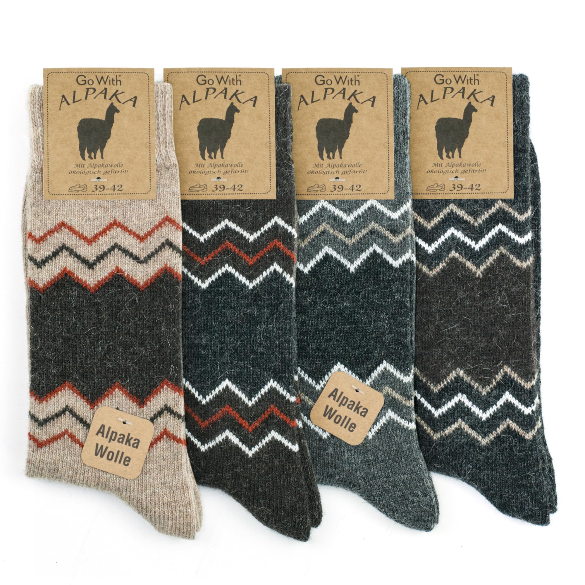 GoWith Calze in Lana (Pacco da 2) Unisex-Adulto