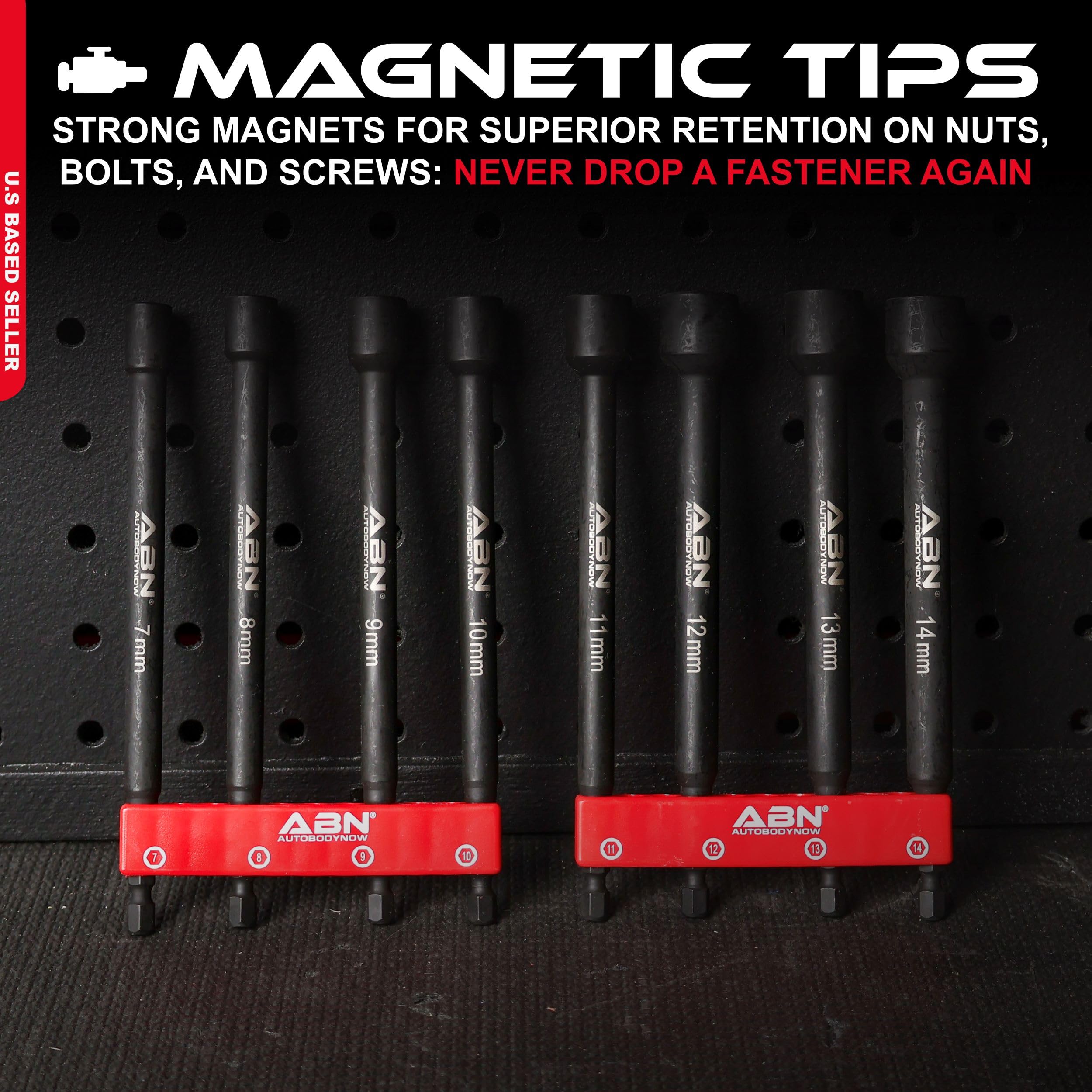 Amazon.com: ABN Impact Nut Driver Tool Set - 8pc Metric 6 IN