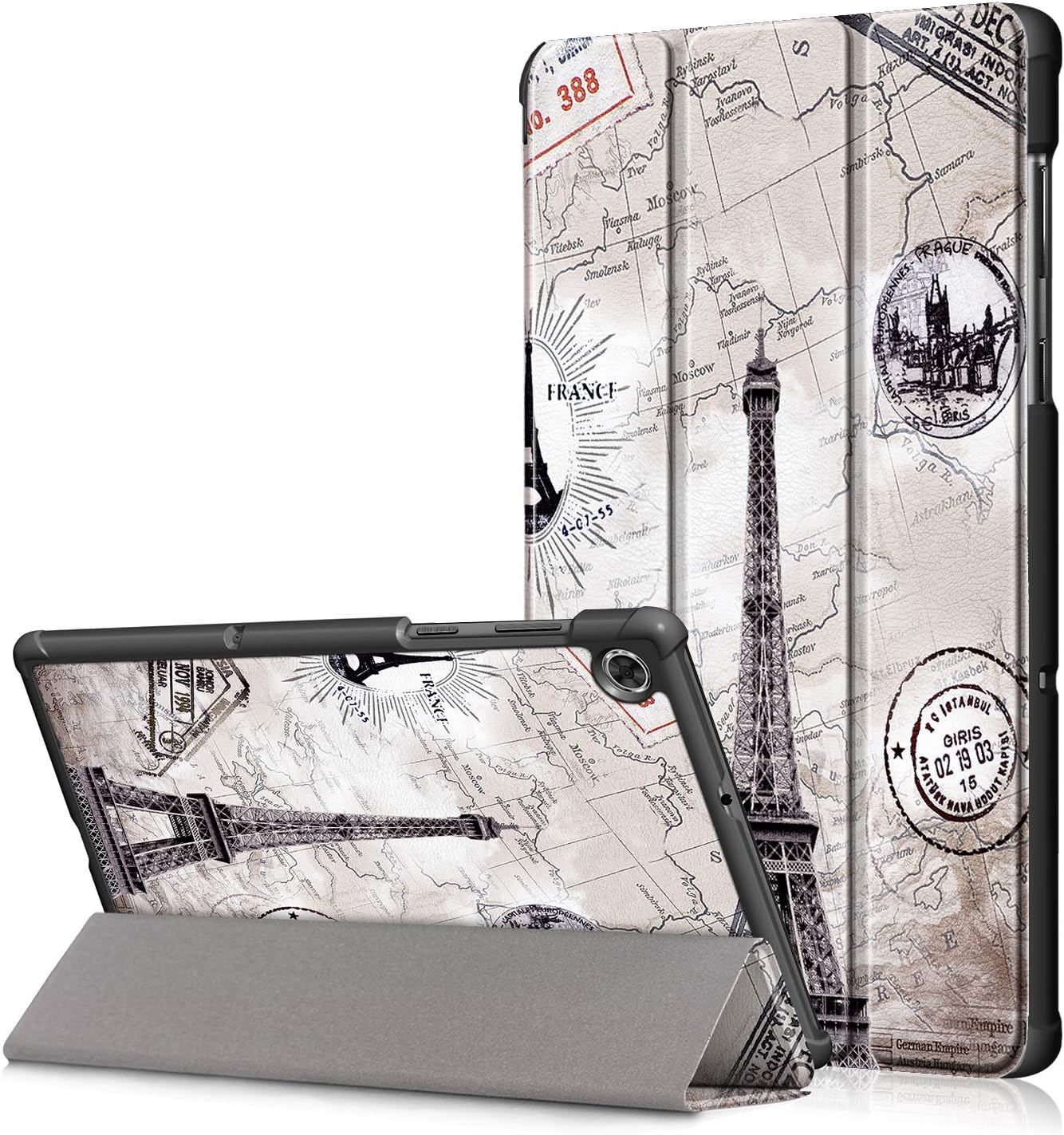 GylintLenovo Tab M10 FHD Plus 10.3 inches Case, Smart Case Trifold Stand Slim Lightweight Case Cover with Auto Sleep/Wake for Lenovo Tab M10 Plus 10.3 TB-X606F / TB-X606X Tower