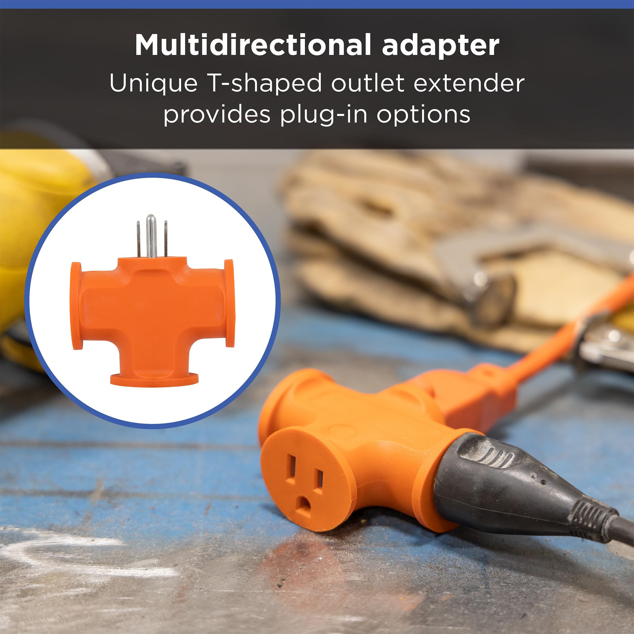 GE 3 Outlet Adapter - Expand Your Power! -2