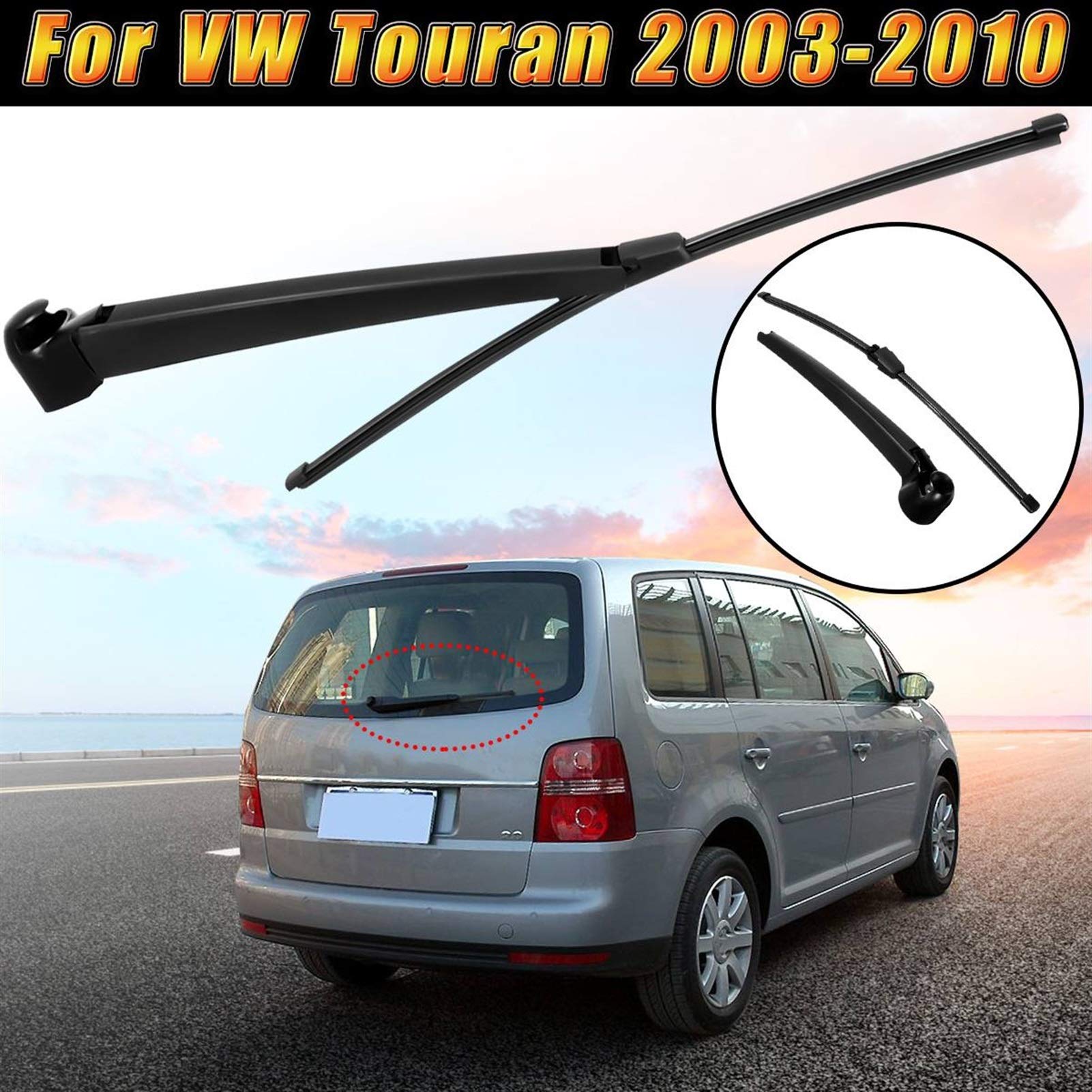 Auto Tergicristalli 16" Per V&W Per Touran 2003 2004 2005 2006 2007 2008 2009 2010 spazzole tergicristallo