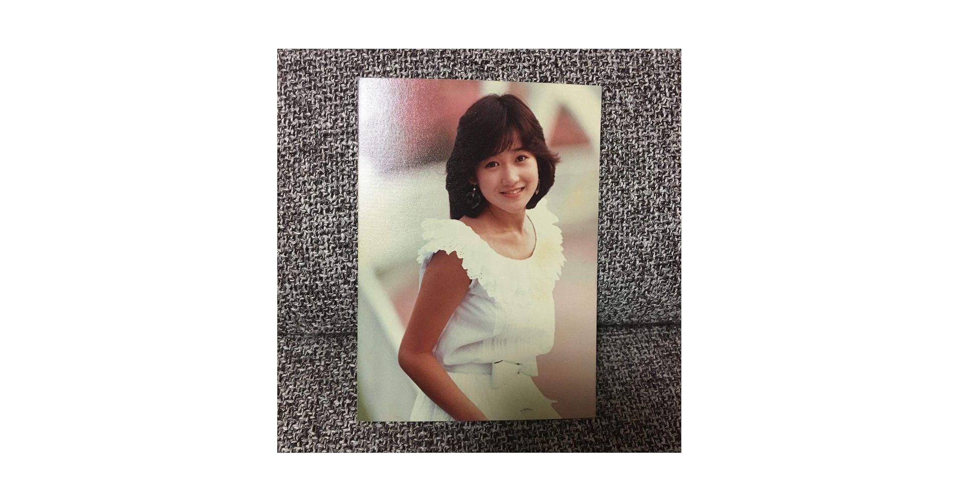 昭和 レトロ 岡田有希子 木製パネル アイドル 昭和 レトロ 岡田有希子 木製パネル アイドル