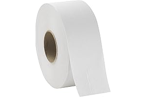 Pacific Blue Basic 1-Ply Jumbo Jr. 9" Toilet Paper - 2,000 Linear Feet