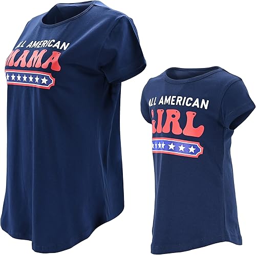 Miniatura 2 de Unique Baby Mini camisa mamá y yo mamá del 4 de julio