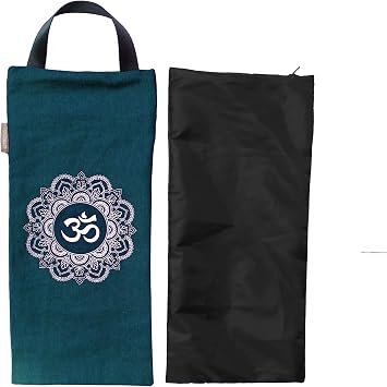 'Yoga Sand Bag - Cotton Unfilled for Yoga Weights and Resistance Training, Size- 7.5'' X 17'''