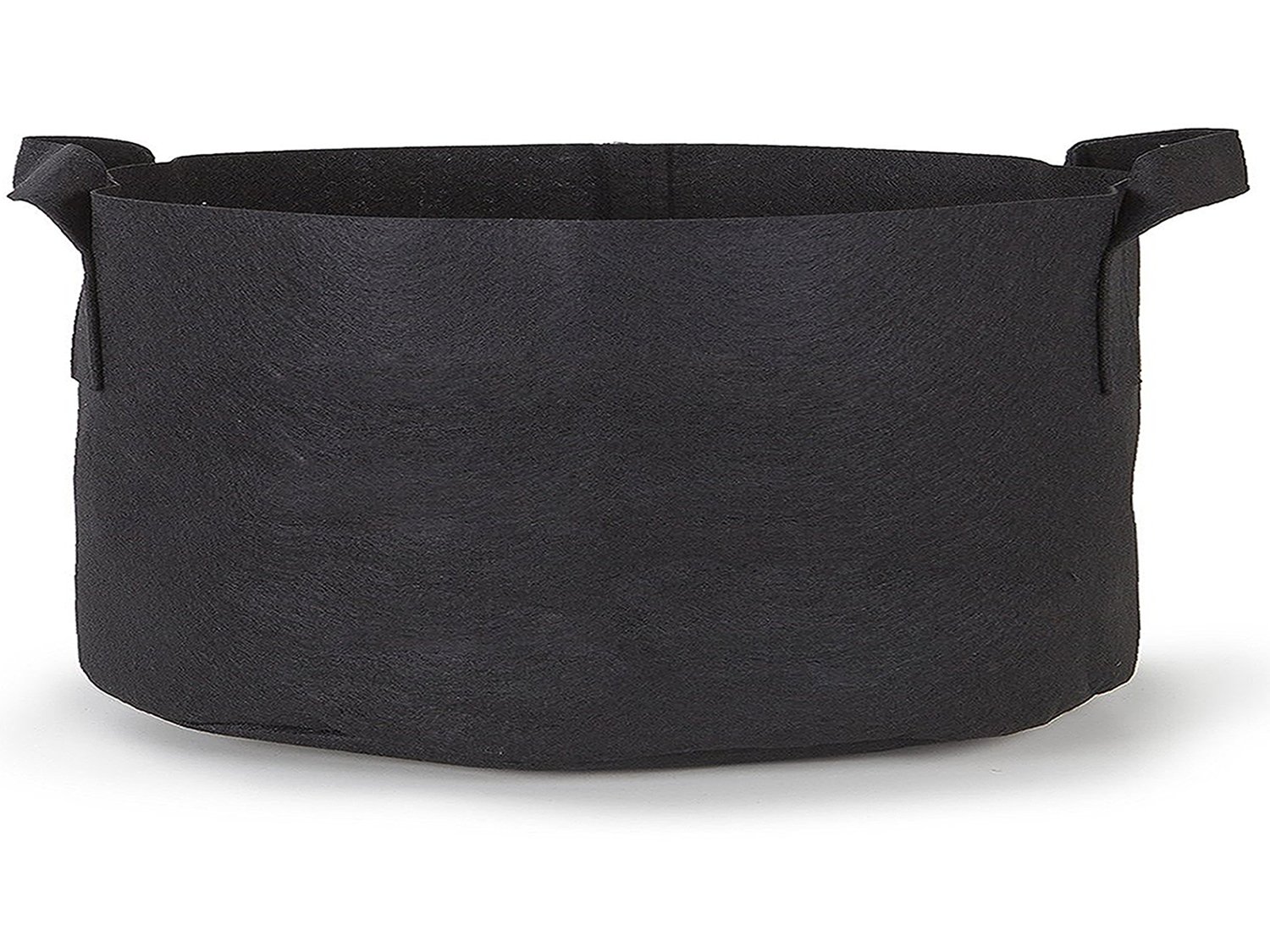 247Garden Lot de 2 sacs de culture en tissu aéré de 350 litres avec poignées (300 g/m², noir, 45 x 101 cm)