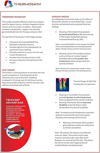 Miniatura 3 de Thermoskin Tobillera deportiva, talla única, color negro