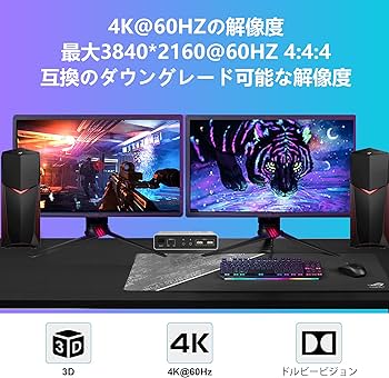 Amazon.co.jp: デュアルモニター HDMI KVMスイッチ 2PC 2モニター Edid Amazon.co.jp: デュアルモニター HDMI KVMスイッチ 2PC 2モニター Edid