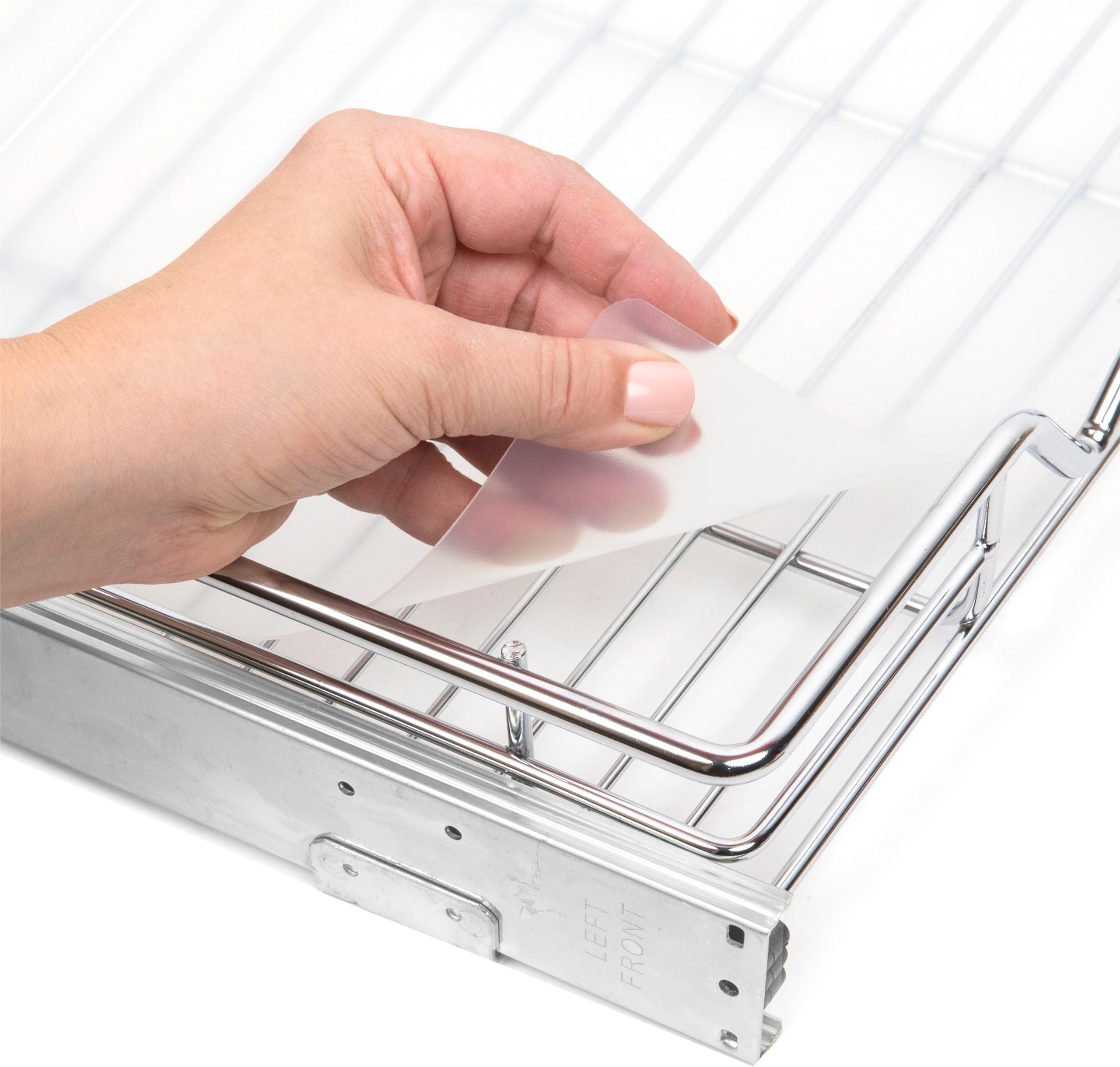 Hard Plastic Liner for Pull Out Shelf, Fits Pull Out Cabinet Organizer