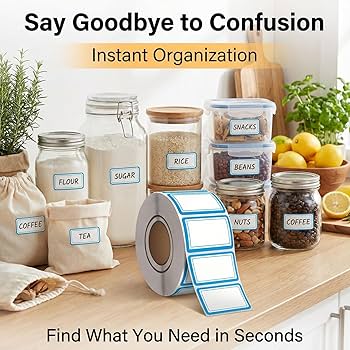 Amazon.com: 500Pcs/Roll Freezer Labels - Waterproof Removable Food