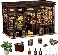 Vista 1 de Spilay Kit de casa de muñecas en miniatura, kit de bricolaje, modelo de casa pequeña, escala 1:24, casa de muñecas creativa, el mejor regalo