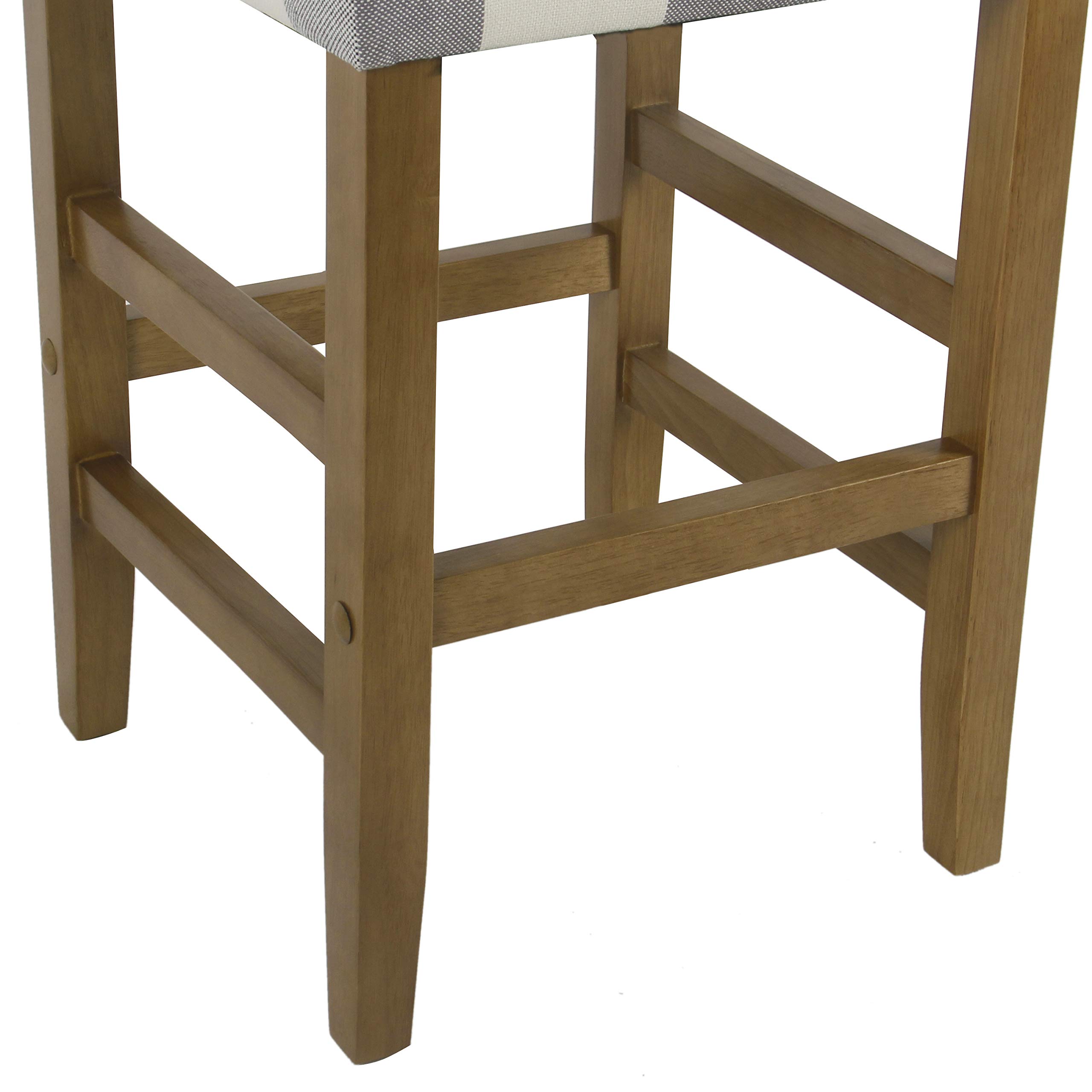 Homepop Home Decor Classic OpenBack Counter Height Barstool Square