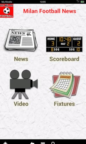 Milan Football News(Kindle Tablet Edition) – vue 2