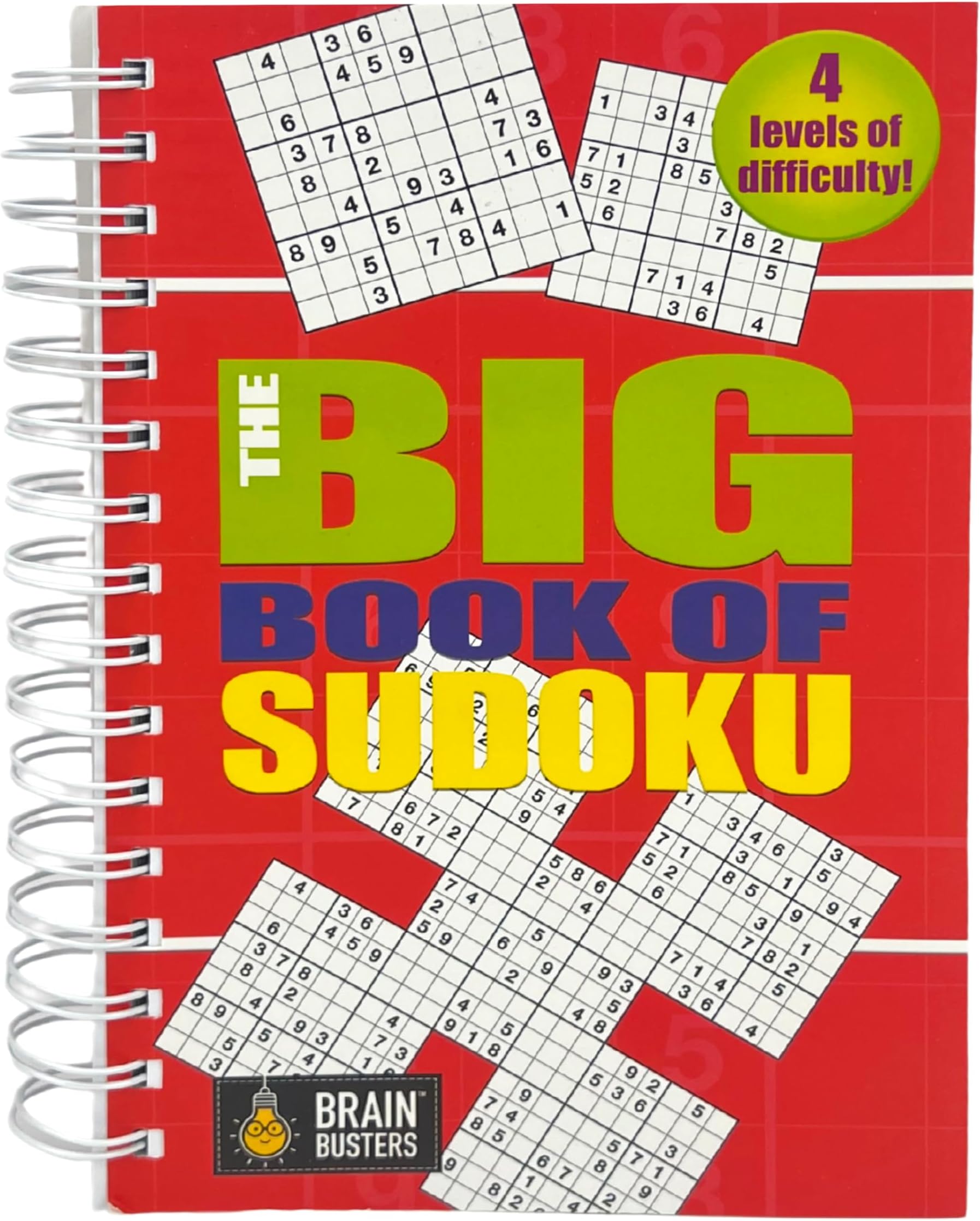Big Book of Sudoku: Over 500 Puzzles & Solutions, Easy to Hard Puzzles for Adults (Brain Busters)