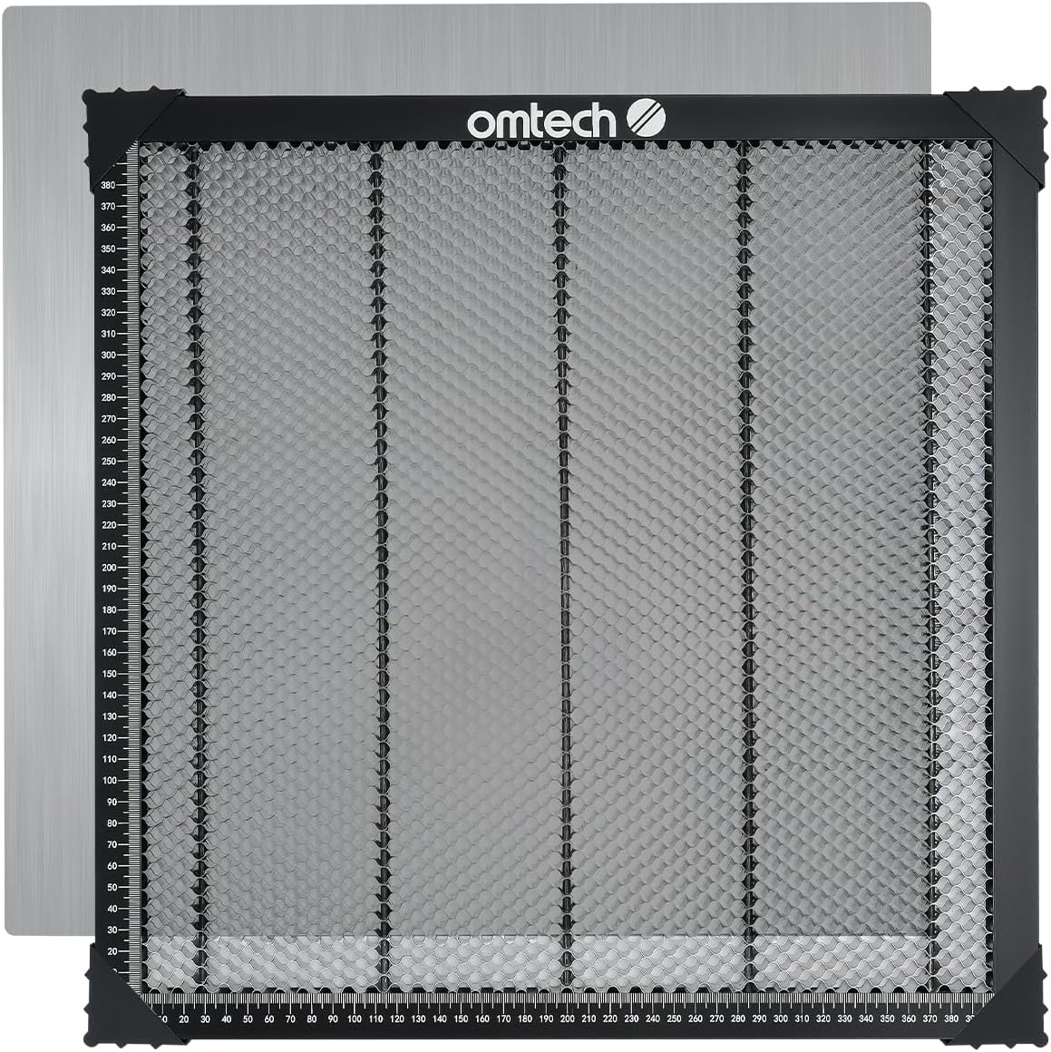 OMTech Honeycomb Working Table, 400x400 mm Honeycomb Laser Bed for CO2 & Diode Laser Engraver, 16"x16" Honeycomb Bed for Fast Heat Dissipation, Table-Protecting Laser Honeycomb Bed with Aluminum Plate