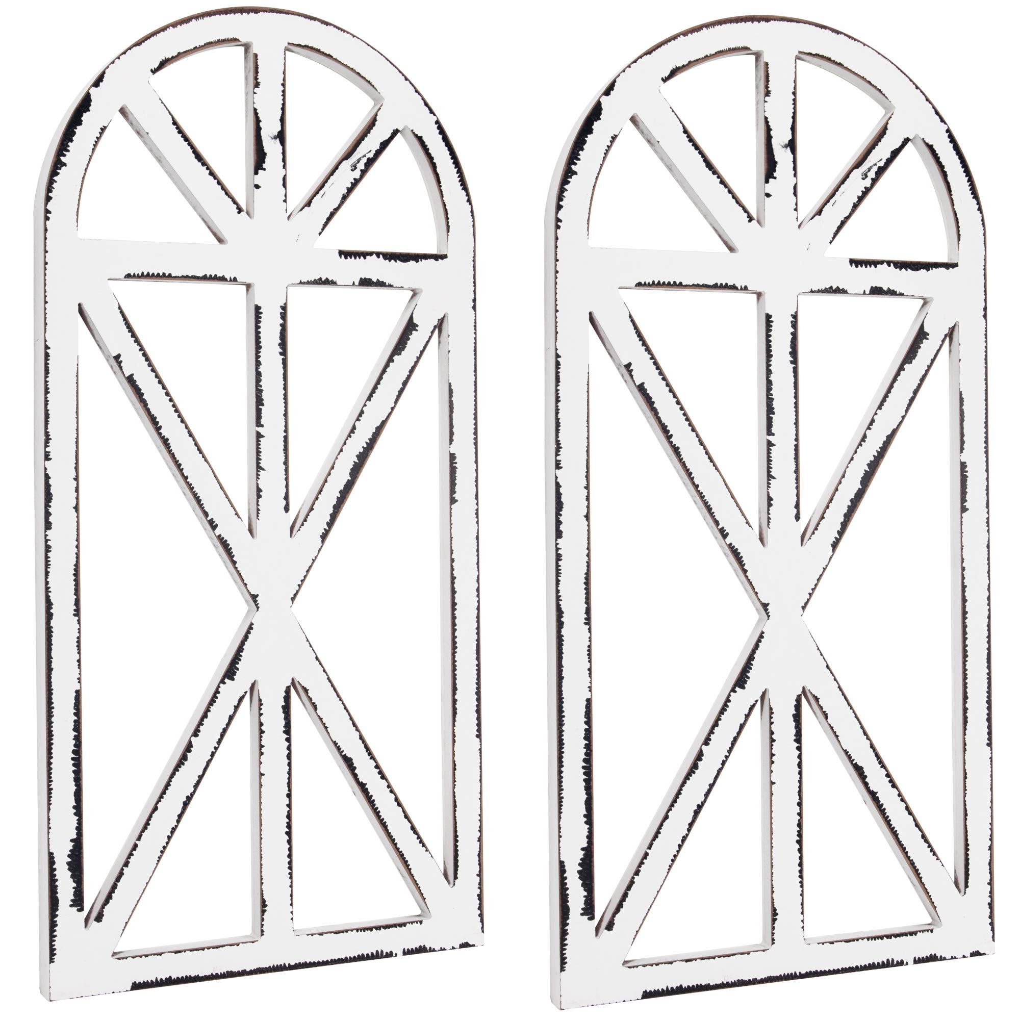 Buy KIBAGA Beautiful Cathedral Window Frame Set of 2 Lovely Farmhouse