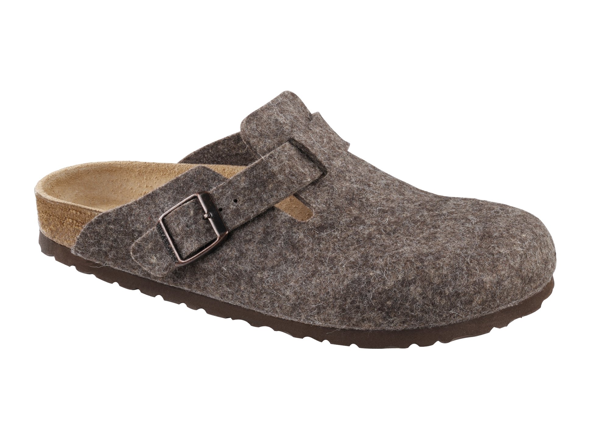 靴 BIRKENSTOCK BOSTON Boston Big Buckle Nubuck Leather Pure Sage | BIRKENSTOCK