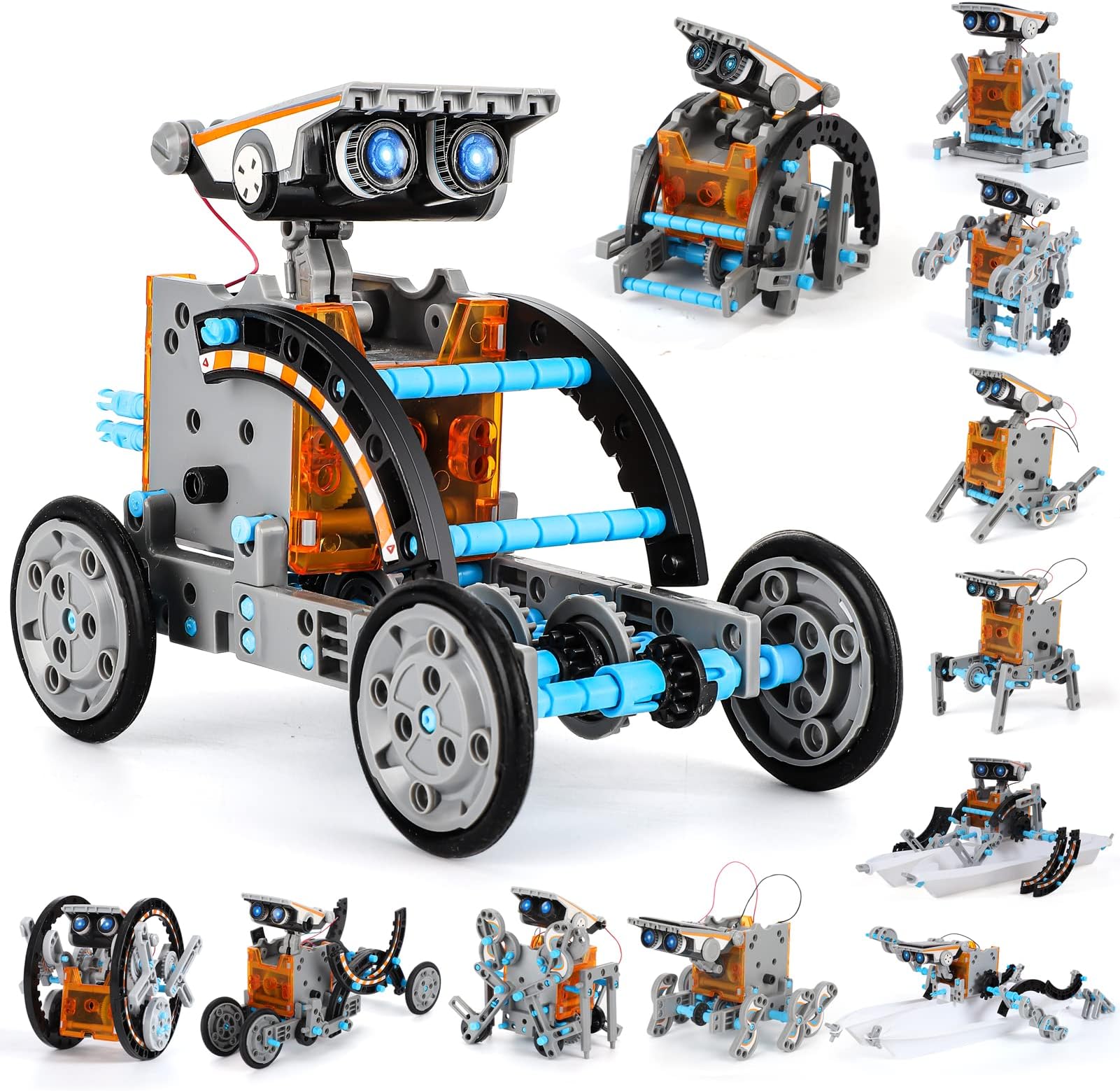 Lucky Doug Solar Power Kits Toys for Boys Girls Ages 8-13 STEM Robot Kit Gifts for Kids 8 9 10 11 12 13 Years Educational Building Science Experiment Set Birthday for Teenagers
