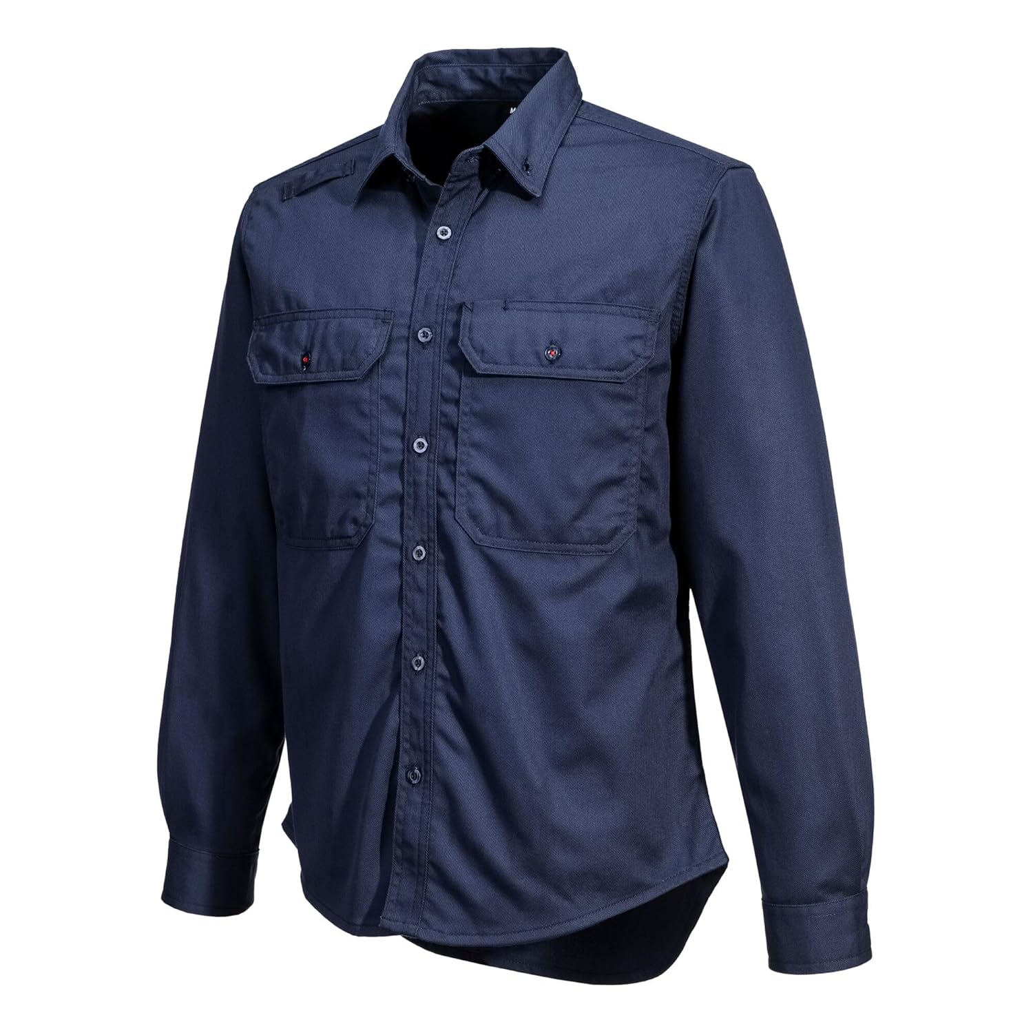 Portwest FR724 Women's FR Shirt Bizflame 88 12 Flame Resistant ARC2 Dual Hazard Work Shirt Navy, Navy, S