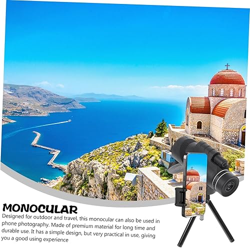Miniatura 8 de 4 Sets Spotting Telescope Outdoor Monocular Hand Held Telescopes for Adults High Telescopio para Adultos for Adults Sports Monocular Cell Phone